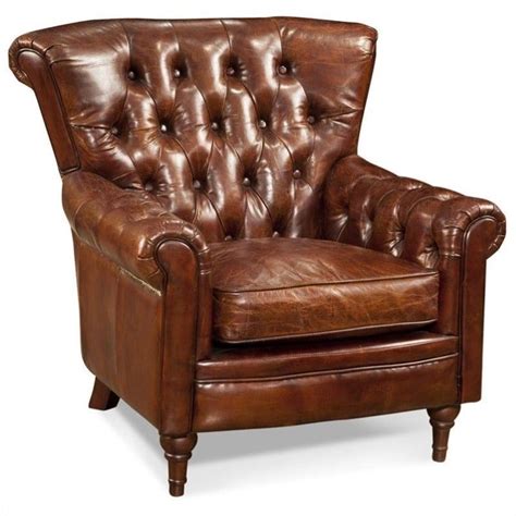 Next Day Delivery Tufted Leather Club Chair